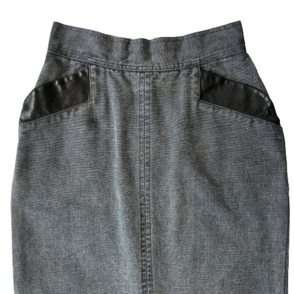 Vintage (80s) Guess By Georges Marciano long pencil denim skirt - Picture 3 of 16